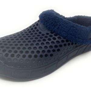 Mens Slippers Fur Lined Clogs Garden Shoes Warm and Fuzzy Sandals Comfort Shoes